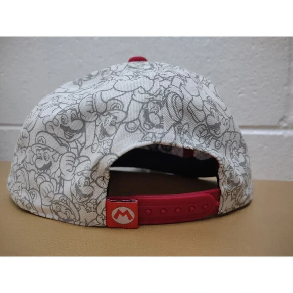 Nintendo Super Mario Snapback Adjustable Hat/Cap OSFM - Picture 2 of 3